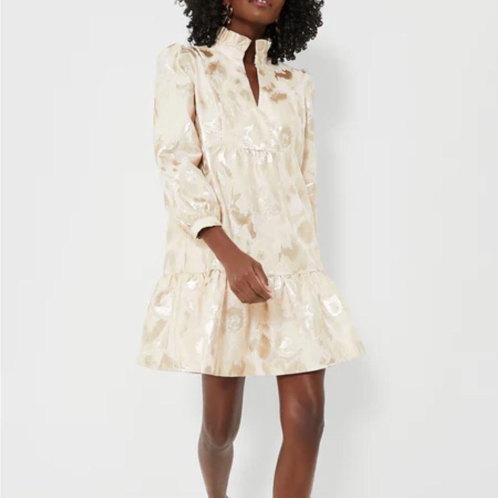 Tuckernuck Cream Dress medium